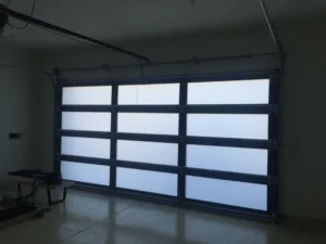 Smooth operating residential garage door