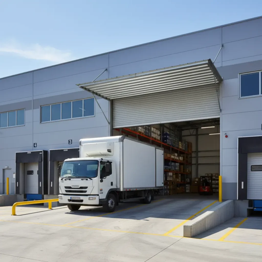 Commercial Garage Door loading dock