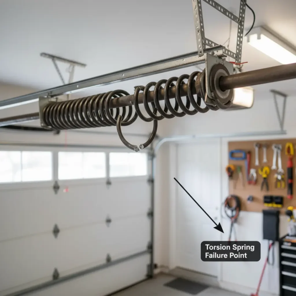 Broken Garage Door Torsion Springs