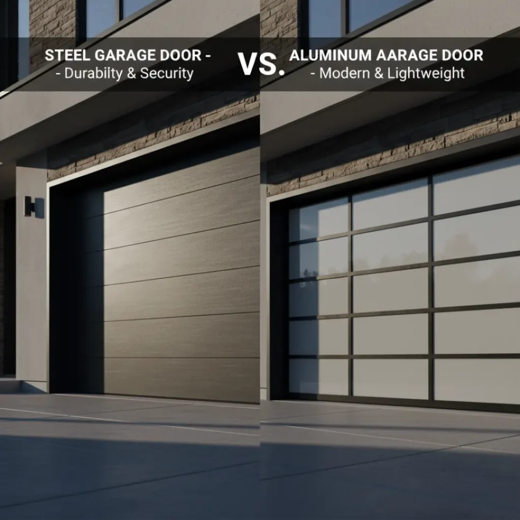 Steel vs. Aluminum Garage Doors