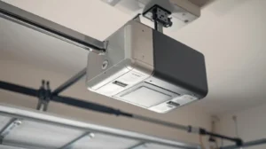 Ceiling mounted garage door opener motor