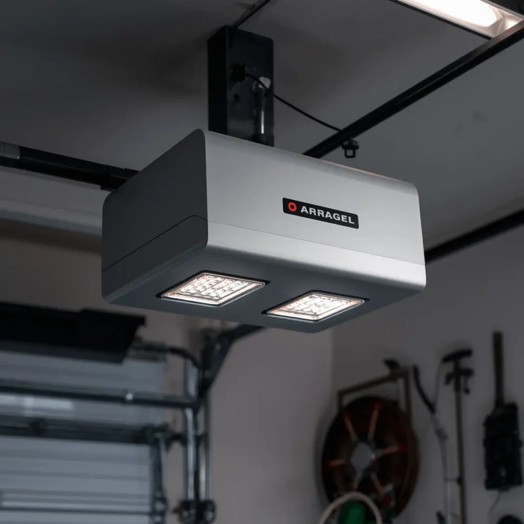Backside of a garage door opener
