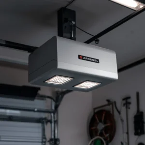 Backside of a garage door opener