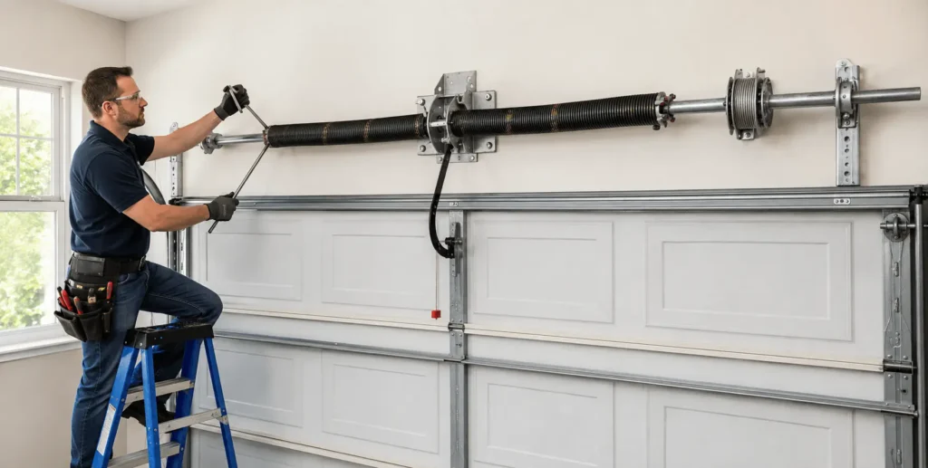 Professional broken torsion spring inspection and replacement